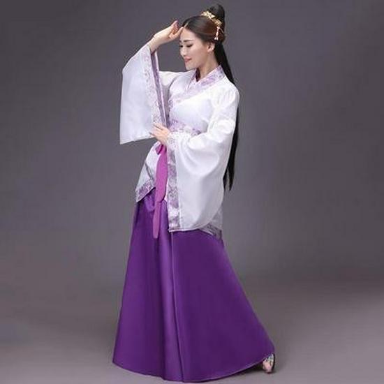 Women's Hanfu Quju Chang'e Fairy Dance Skirt Costume for Opera, Performance, and Graduation