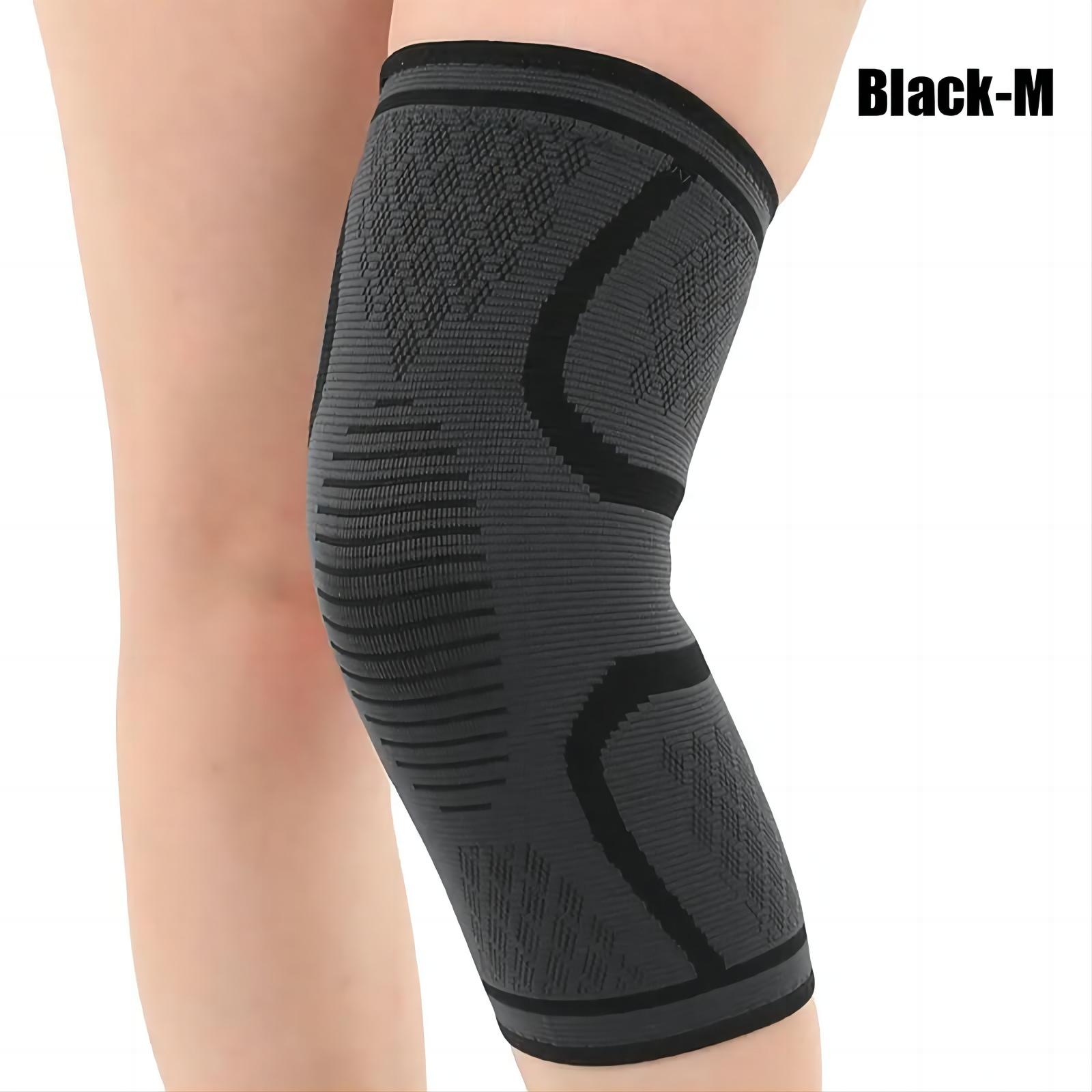 

1PCS Knee Pads Braces Support for Arthritis Joint Pain Relief Men Women Fitness Compression Sleeve Sports Kneepad Black M