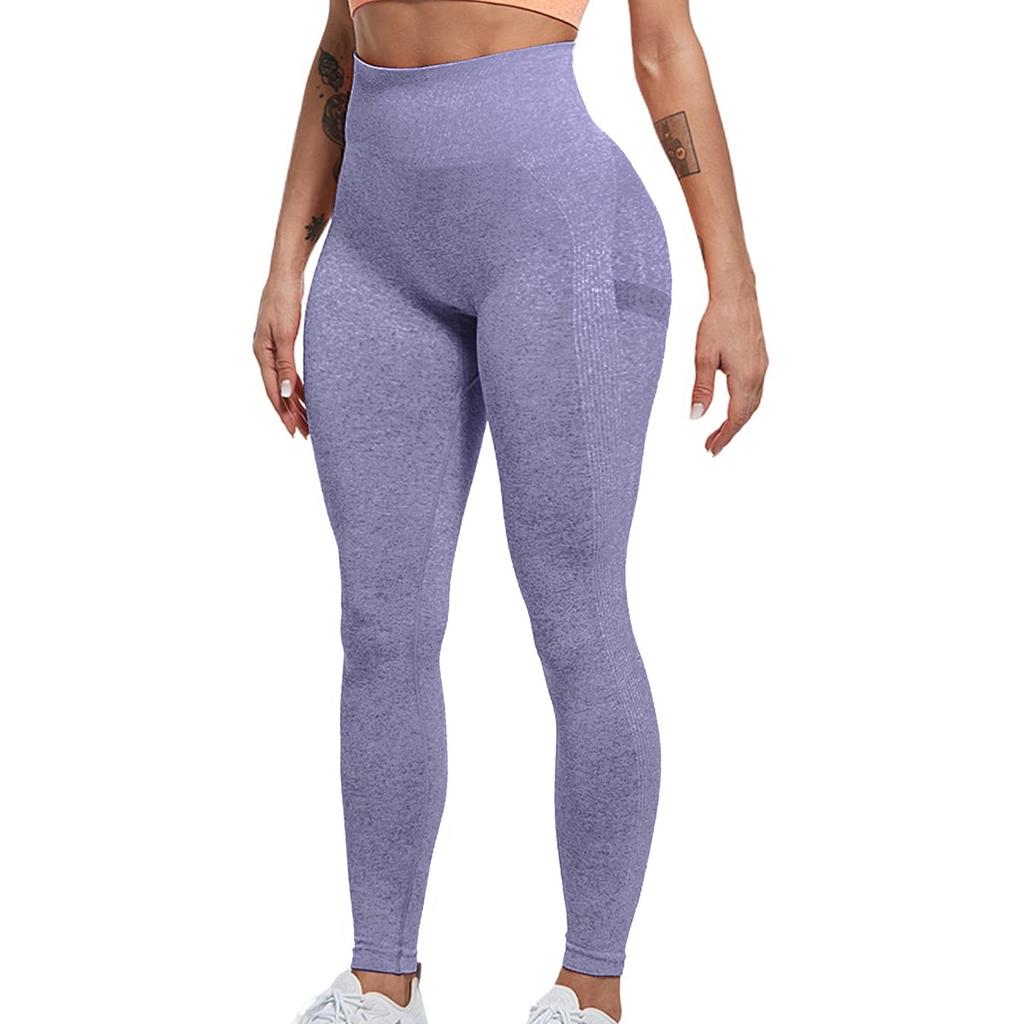 Colanti Fitness High Waist Push Up Yoga Leggings, Elastic Color M, Aerobic Jogging Sports Pants