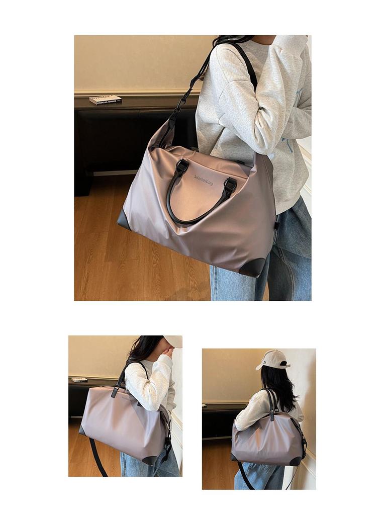 Large Capacity Travel Gym Bag with Luggage Handle Attachment - Wet/Dry Separation, Business Trip & Yoga Ready