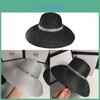 Beach Style Sun Shade Hat For Women With Wide Brim And Silver Silk Fabric Summer Wear