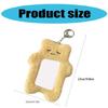 Cartoon Plush Card Holder Card Protector Card Sleeves Keychain Backpacks Decoration for Photocard Business Card Bus Card