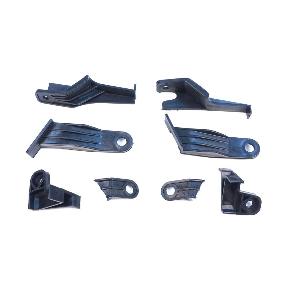 EHL506+EHL507 Headlight Holder Mount Repair Bracket Tab Set Left Right Side for Toyota Corolla MK11 4-Door Sedan 2014-2016 8115002E60 8111002E60