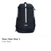 Li Ning Polyamide Backpack Regular Unisex Black ABDM015-3
