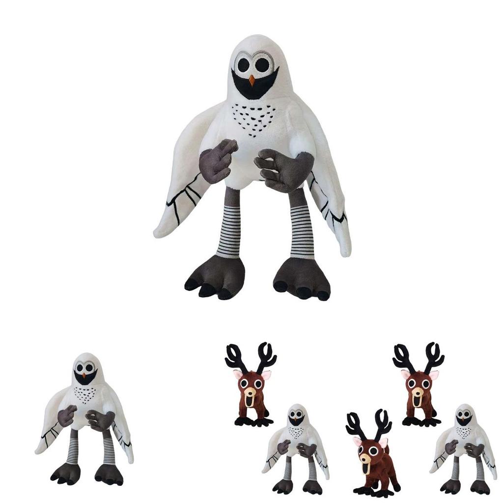Elk Owl 99nights Terror Game Plush Doll For Collectors Gift And Horror Theme Decor