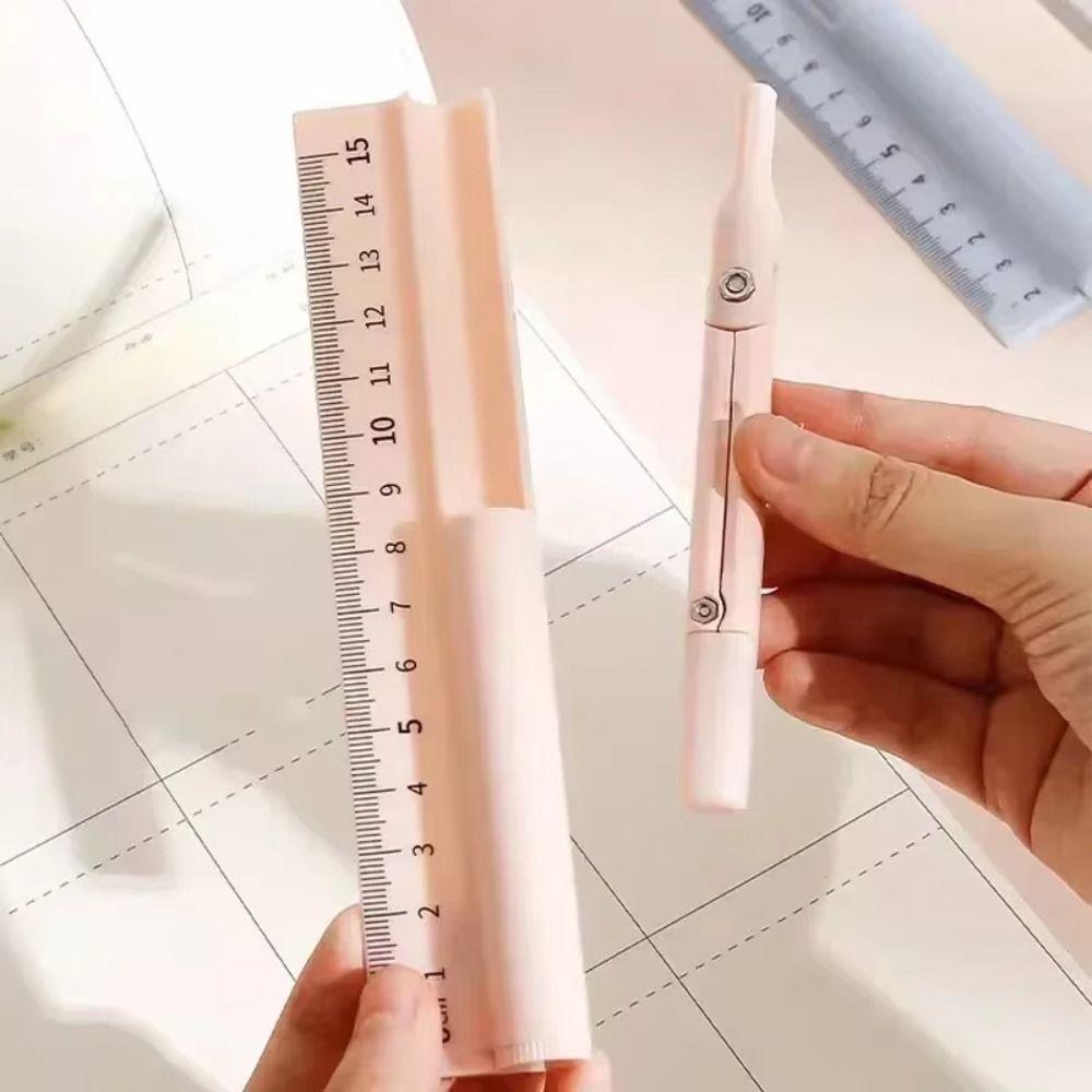 3-in-1 Drawing Ruler Dual-purpose Compass Ruler Set Office Accessories Compass Pen  Drawing Tools