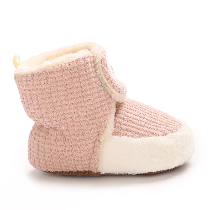 Stivali Invernali Bambini Maschi Femmine Neve Suola Morbida Antiscivolo Caldi Scarpe Piatte Primi Passi del Bambino Scarpe Stivali