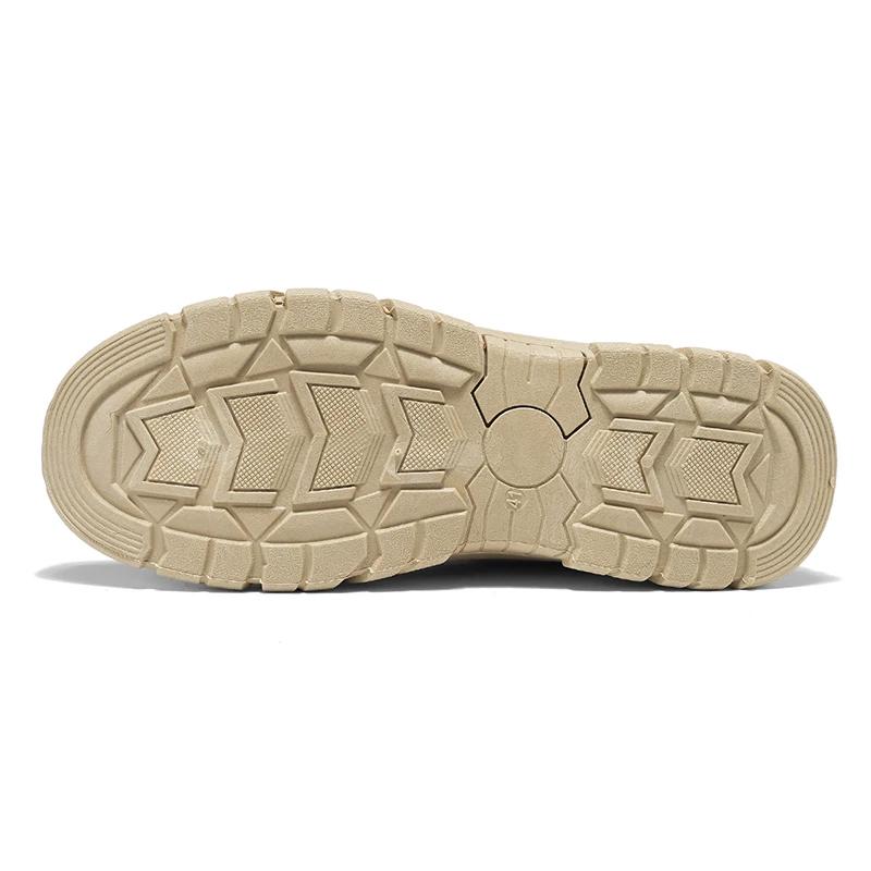 Men's Thick Soled Sports Shoes 2025 New Vulcanized Hiking Summer Breathable Leisure Hiking Shoes Hot Selling Mesh Hiking Shoes