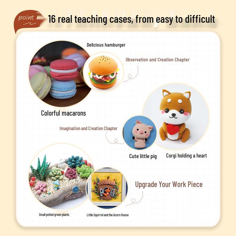 Youth Creative Clay Handcraft Kit