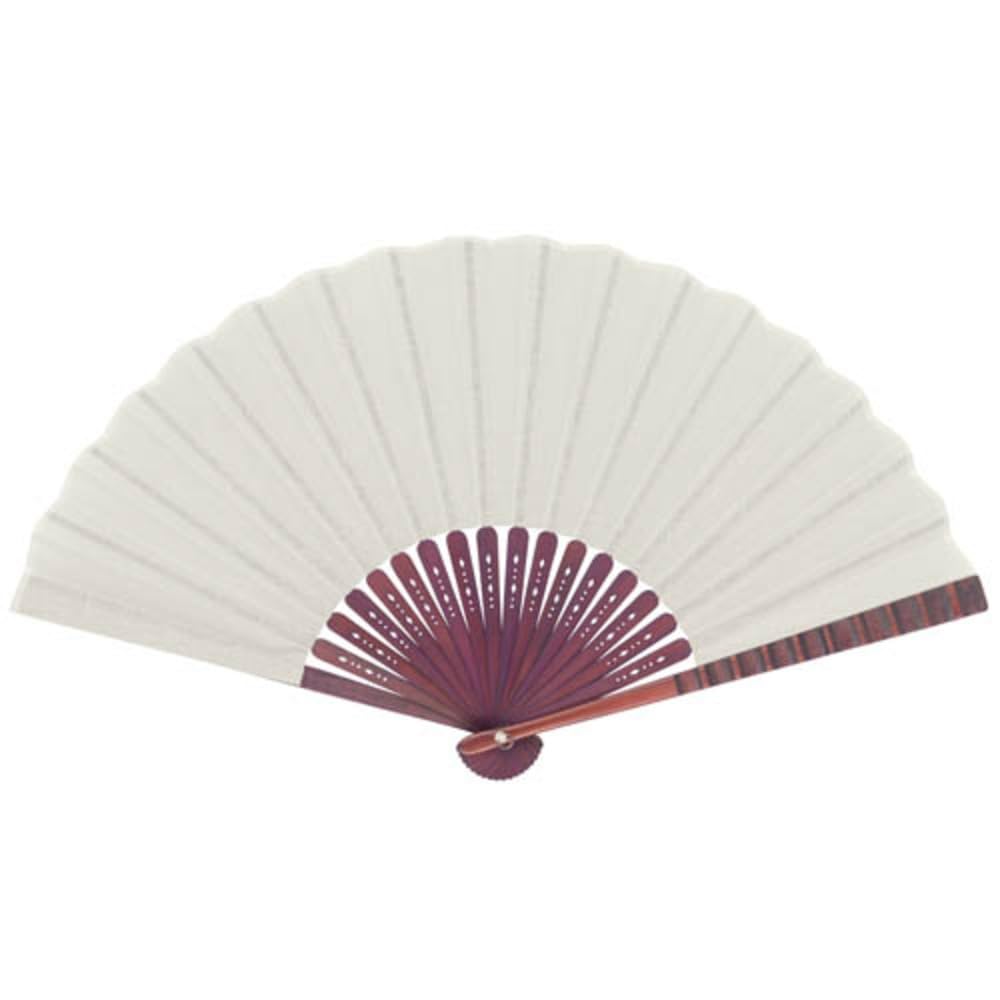 

Ripple Onishi Kensei Sales Linen Cooling Japanese Summer Fan, 23cm, Fan, Pattern, Use, Gray, Approx. 23cm, S24-AM02 серый