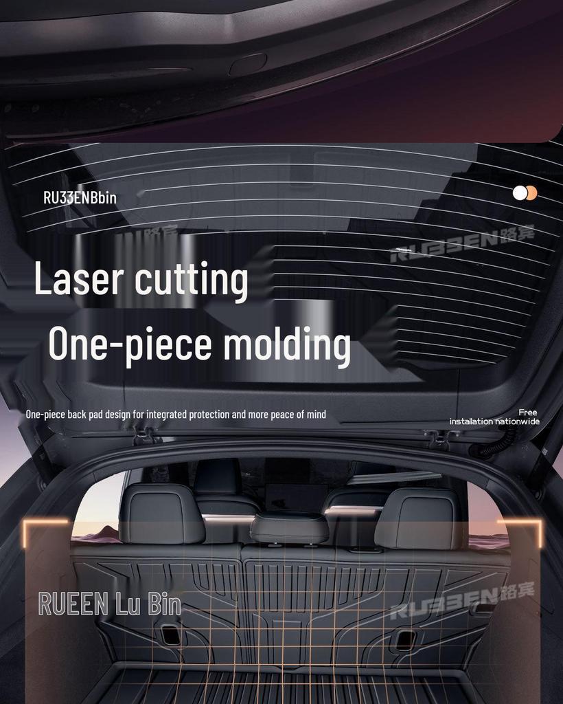 Fits 25 Changan Qiyuan Q07 Models: TPE Trunk Mat for Car Interior Modification Accessories