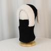 Knitted Beanie Rabbit Ear Winter Hat Warm Ears Pullover Cap Plush Scarf Hat  Kids Winter Wear