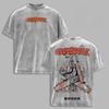 Denji Pochita Chainsaw Man Anime Clothing Men Women Oversized T-shirts Vintage Washed T Shirt Casual Cotton Tshirt Harajuku Tops