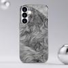Furry Pattern PhoneCase Atmosphere High-end Electroplating Glass PhoneCase for Samsung Galaxy S26 S25 S24 S23 S22 FE,Ultra,Plus