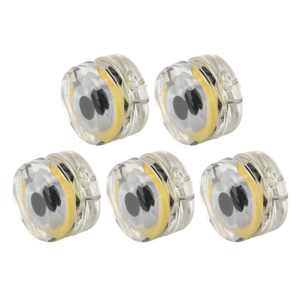 5Pcs Underwater Lure Lamp Compact Lightweight Waterproof LED Fishing Bait Light for Fresh Water