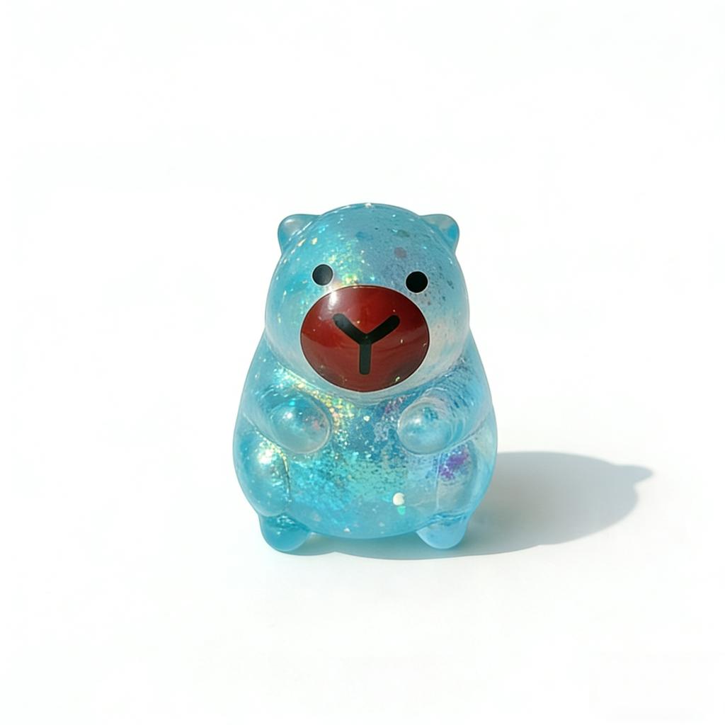 Kawaii Capybara Squishy Geschenkbox 4er-Pack Weicher TPR Fidget Stressball Angstlinderung Partygeschenke
