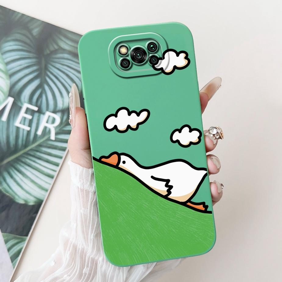 For Xiaomi Poco X3 NFC Case PocoX3 Pro Cute Funny Cartoon Cover Soft Silicone Case For Xiaomi Poco X3 Pro PocoX3 NFC Shell Coque
