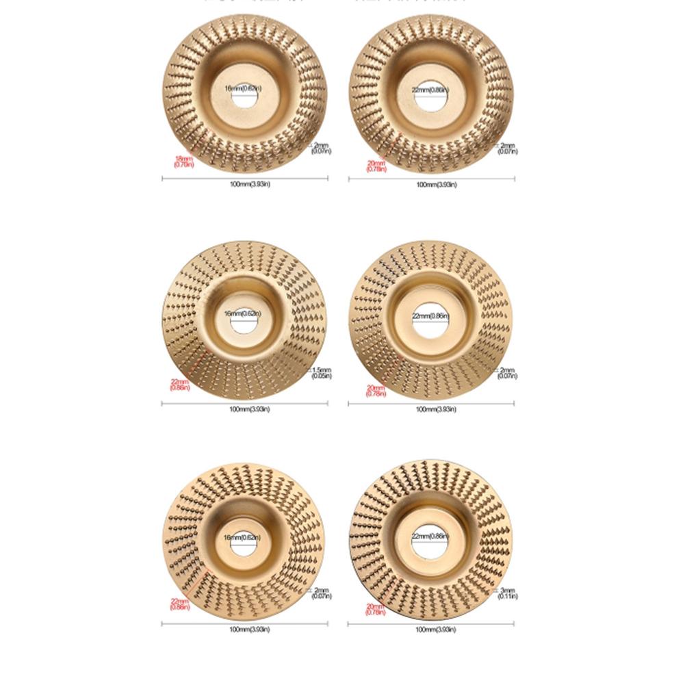 100mm Metal Grinding Discs Woodworking Grinding Wheel Angle Grinder Disc Sanding Flat Bevel Rotary Disc Abrasive Tool