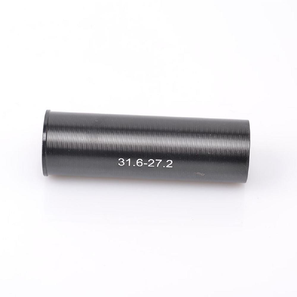 1x Black Bicycle Seatpost Shim Adaptor Replacement 27.2mm To 31.6mm High Quality