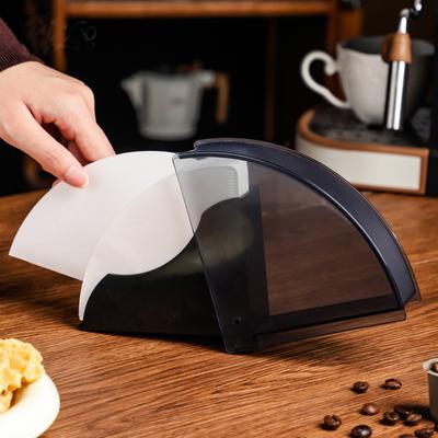 Coffee Filter Paper Holder V01 Filter Paper Box Coffee V02 Filter Paper Fan-shaped Filter Paper Dust-proof Storage Box Plastic