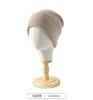 % Australian wool hat women's autumn and winter thickened warm ear protection knitted wool cold hat men's cycling spot