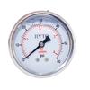 JIVTO Glycerine Filled Pressure Gauge 2.5 Inch Dia 1/4 NPT Back Mount 30,60,100 Psi & Bar