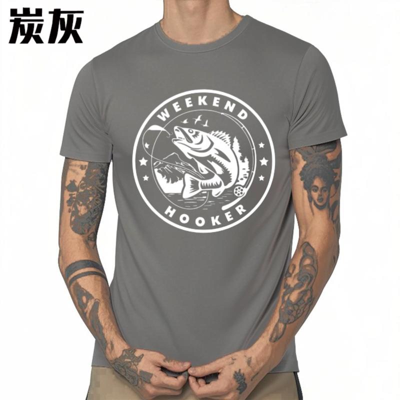 Unisex Oneck tshirt Casual Weekend Hooker Fish Logo Design Cool For her Tee shirt Unisexs Tshirt Essential Tee Classic Tshirt