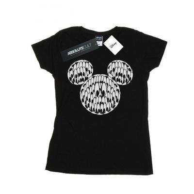 Womens/Ladies Mickey Mouse Head Of Eyes Cotton T-Shirt