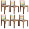 Day and Night - Day and Night Dining Chairs 6 Units Solid Recycled Wood