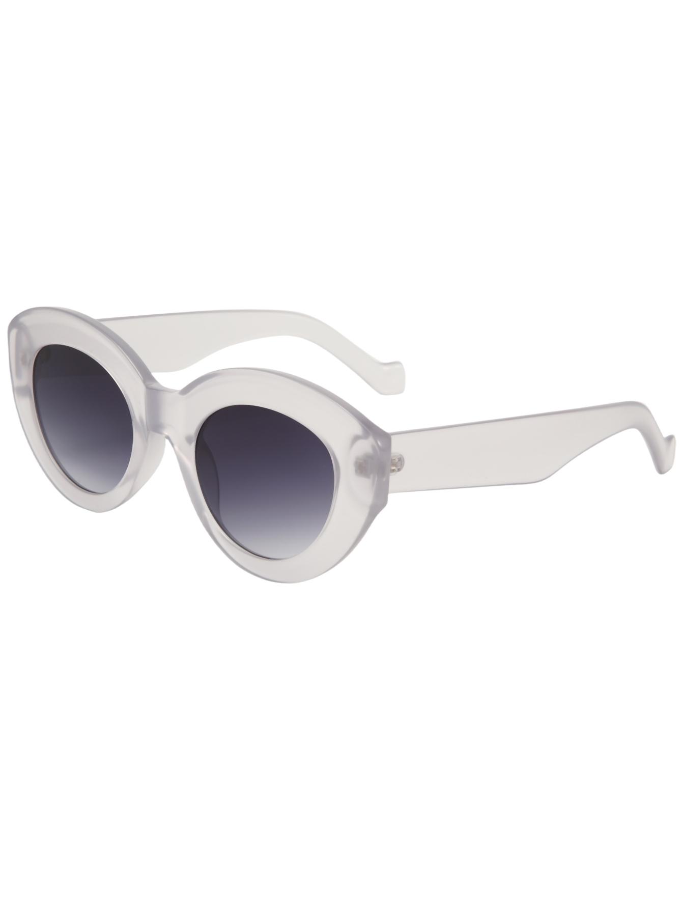 

New oval box fashion street shooting Joker sunglasses trend glasses серый