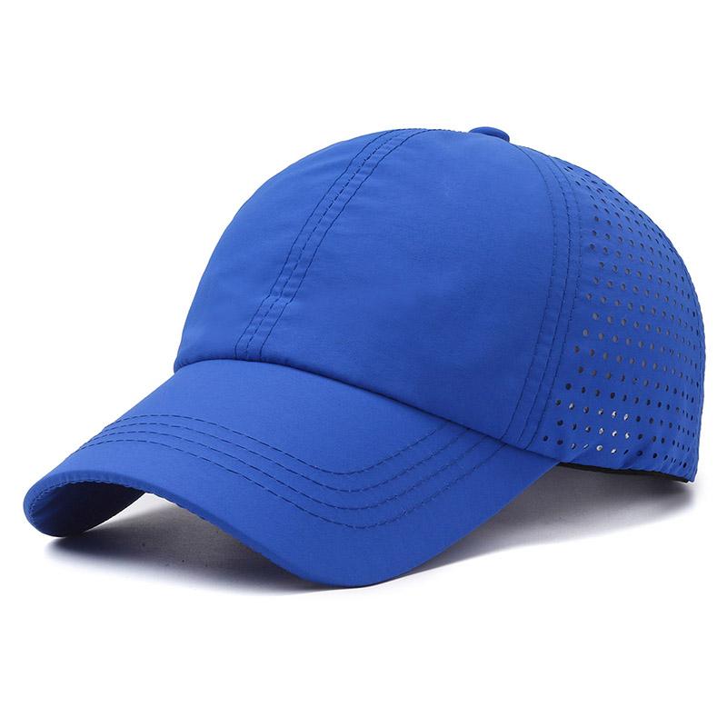 Quick-Dry, Breathable Baseball Cap - Adjustable, Moisture-Wicking Sun Hat for Outdoor Sports & All Seasons