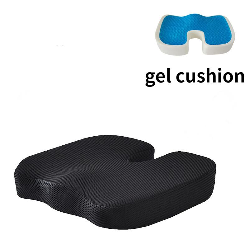 Auto-Gel-orthopädisches Memory-Kissen, neues U-förmiges Steißbein, Reisesitzkissen, Schreibtisch, Arbeit, Gaming-Zubehör, Ischias-Stuhlkissen