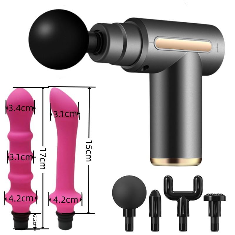 Multi-Function Massage Gun Adapter Kit with Silicone Heads for Adults