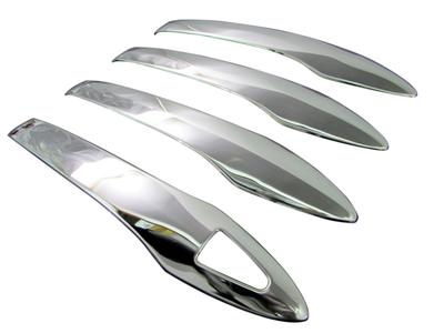 BRIGHTZ Prius PHV ZVW52 Ultra-Mirror Finish Stainless Steel Door Handle Covers, 4-Piece Half-Type [PRIUS50-NOBU-HS-A3B1C0] ZVM M52 52 50 Prius PHV