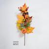 Thanksgiving Decoration: Artificial Maple Leaves, Pumpkins, Acorns & Berries