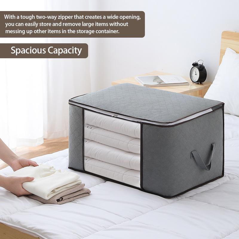 Pogrubiony wodoodporny worek do przechowywania kołder i ubrań z włókniny