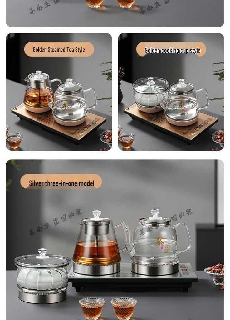 Smart Electric Insulating Glass Kettle with Automatic Power-Off for Tea Ceremonies