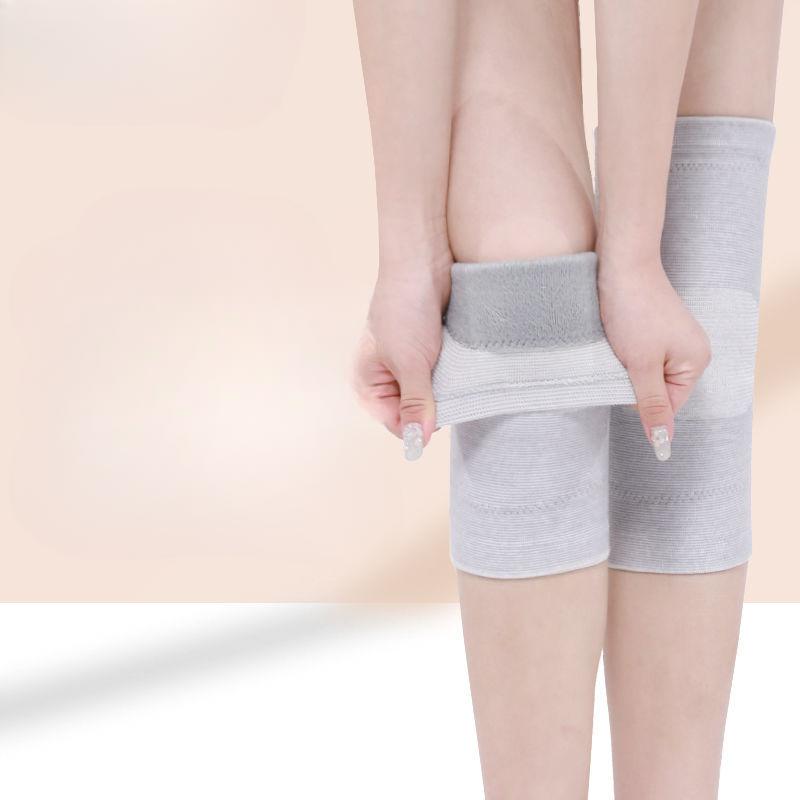 Unisex Thickened Fleece-Lined Knee Warmers for Winter Knee Joint Protection and Cold Protection for the Elderly