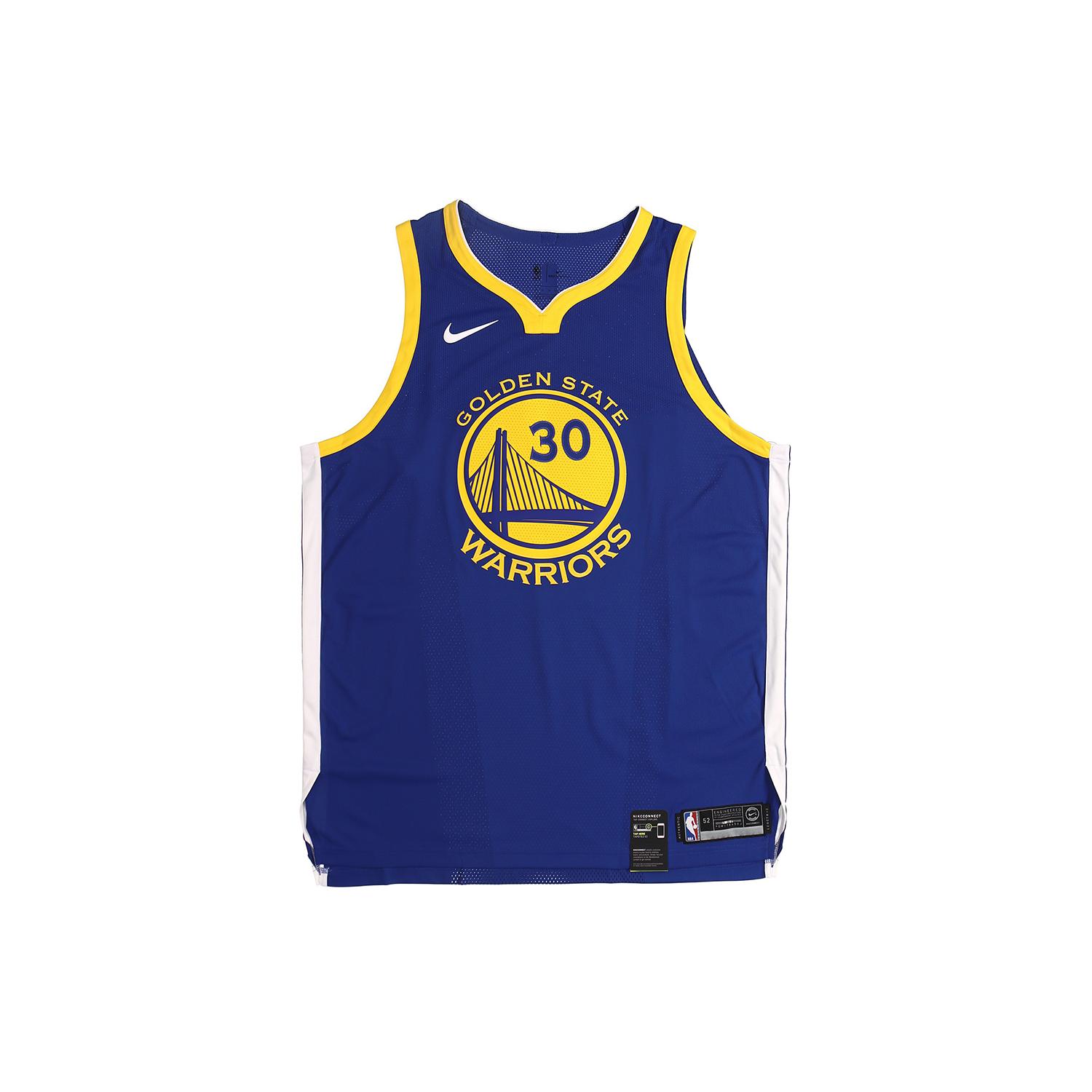 

New Nike Nba Golden State Warriors Stephen Curry Icon Edition Authentic Jersey 863022-495 L