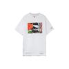 Li Ning T Shirts Men's White Crew Neck Moderate Straight Fit AHSR915-1