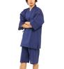 Edoten Men's Shijira-woven Jinbei (5001LNV, LL) - Made In Japan with Thread, Sewn, and Dyed In Japan