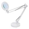Desktop LED Light 3000K‑6000K 10 Brightness 72 Light Chips Beauty Swing Arm Lamp with 5X Magnifying