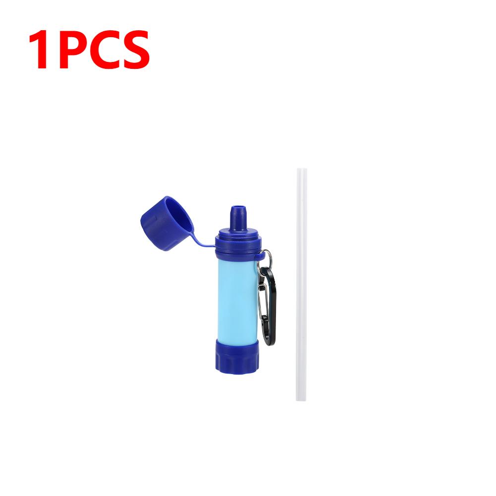 2/1PCS Water Filters Drinking Water Filtration Purifiers Portable Outdoor Survival Straw Filtering Tools Emergency Accessories