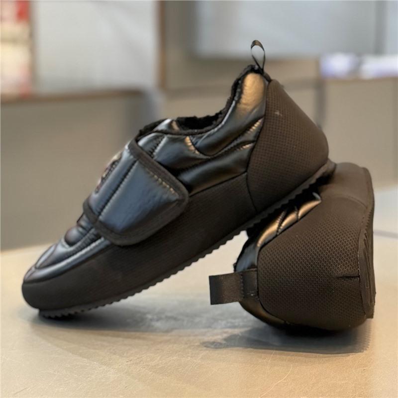 Winter New Bread Shoes Velcro Low Top Fleece Warm Daily Ah JK