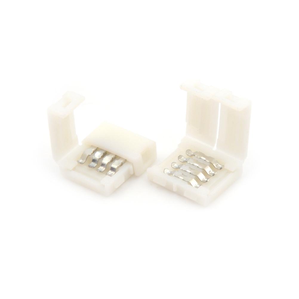

5Pcs 5050 3528 Rgb Led Strip Light Connector Adapter Cable Clip Solderless