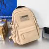 Schoolbag is specially designed for new schoolbags, female students, nylon retro simple, junior high school students, male large-capacity couple .