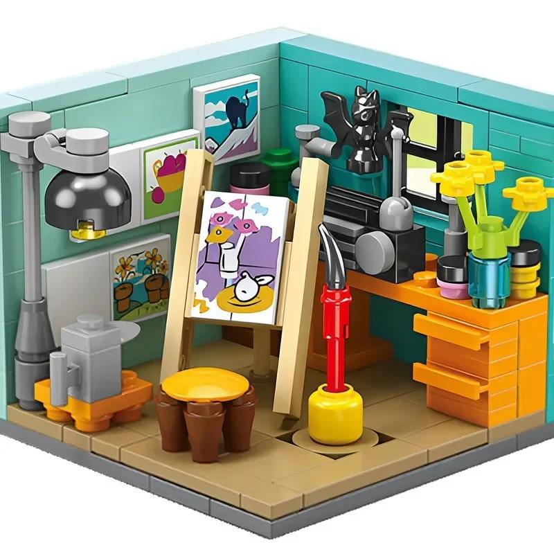 

Дом мечты Гоночная машина Доктор Художник Музыкант Ученый Кондитер Оператор Астронавт Строительный комплект Блоки Модель Игрушка