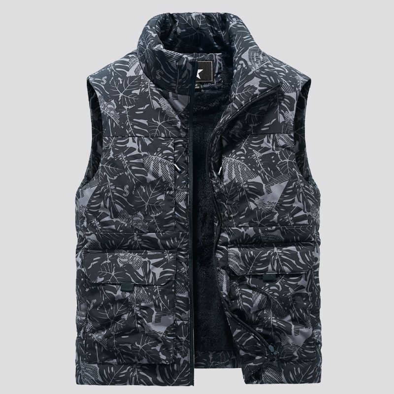 Men's Multi Pocket Clothing Autumn Winter Vest Jackets Sleeveless Coat Fashion Large Size 6XL Male's Warm Waistcoat Fleece Vest