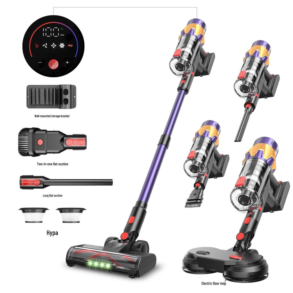 High-Power Brushless Handheld Vacuum Cleaner – 550W Multi-Function with Strong Suction for Home and Pet Hair Removal