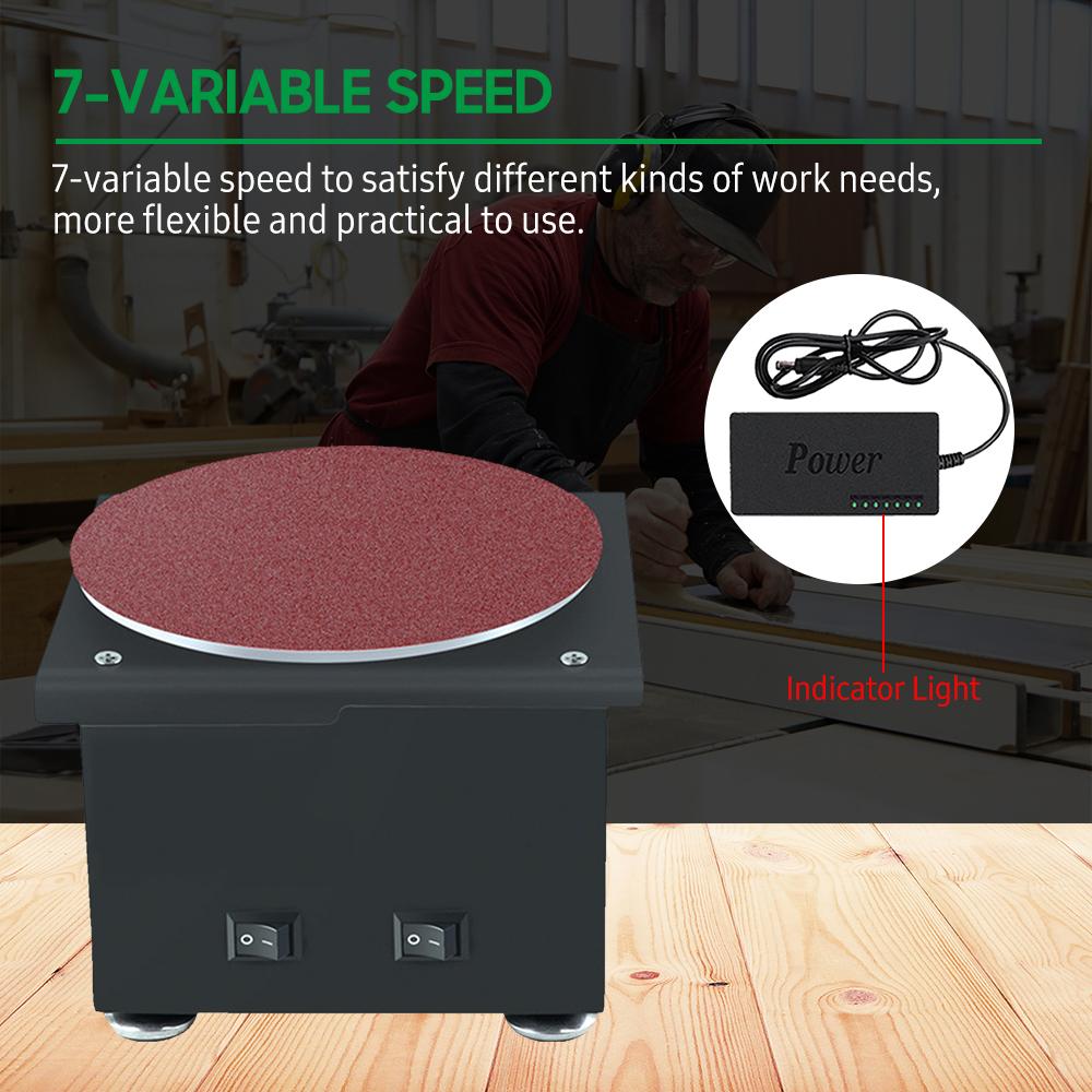 Mini Bench Disc Sander and Sanding Roller with Flexible Extension Rod Kit Electric Edge Sharpener 7